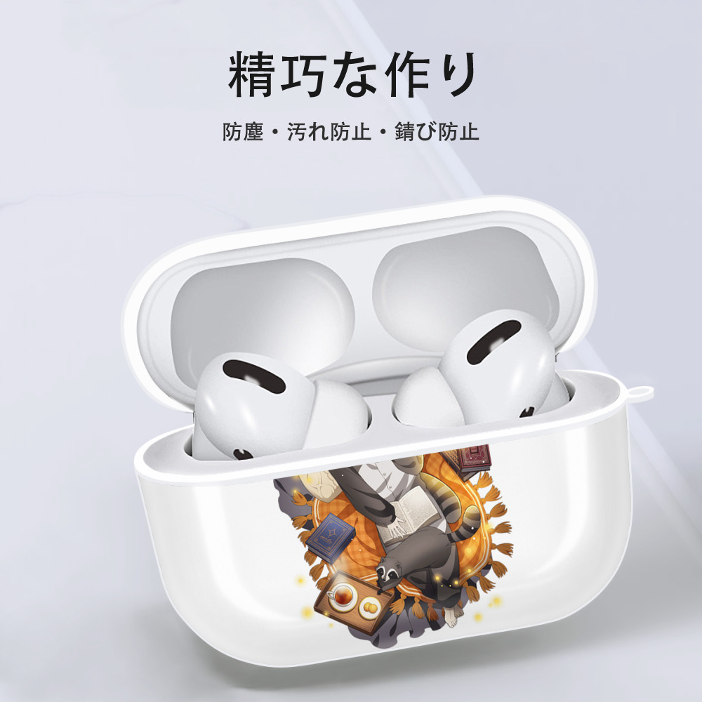 文豪ストレイドッグス Bungo Stray Dogs 【AirPods Pro用】ハードシェル保護ケース 耐衝撃・防指紋・カラビナ付き商品仕様