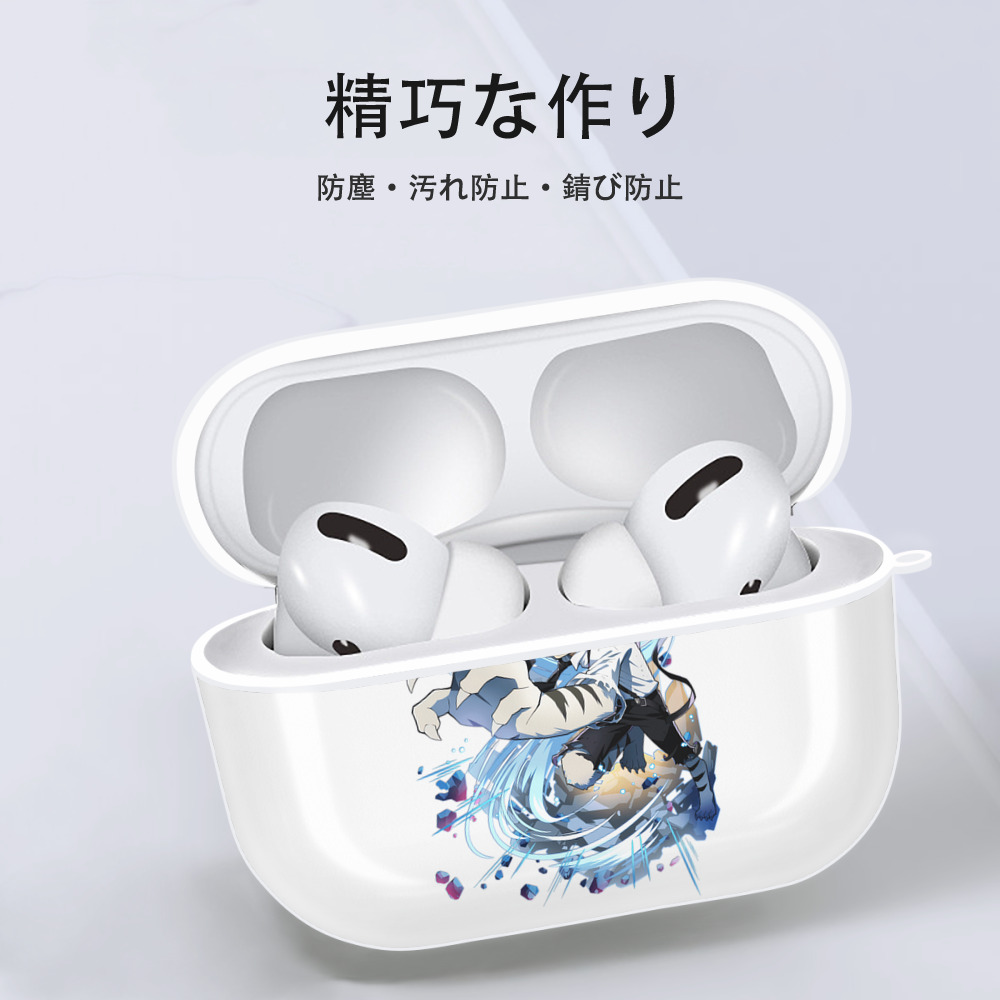 文豪ストレイドッグス Bungo Stray Dogs 【AirPods Pro用】ハードシェル保護ケース 耐衝撃・防指紋・カラビナ付き商品仕様