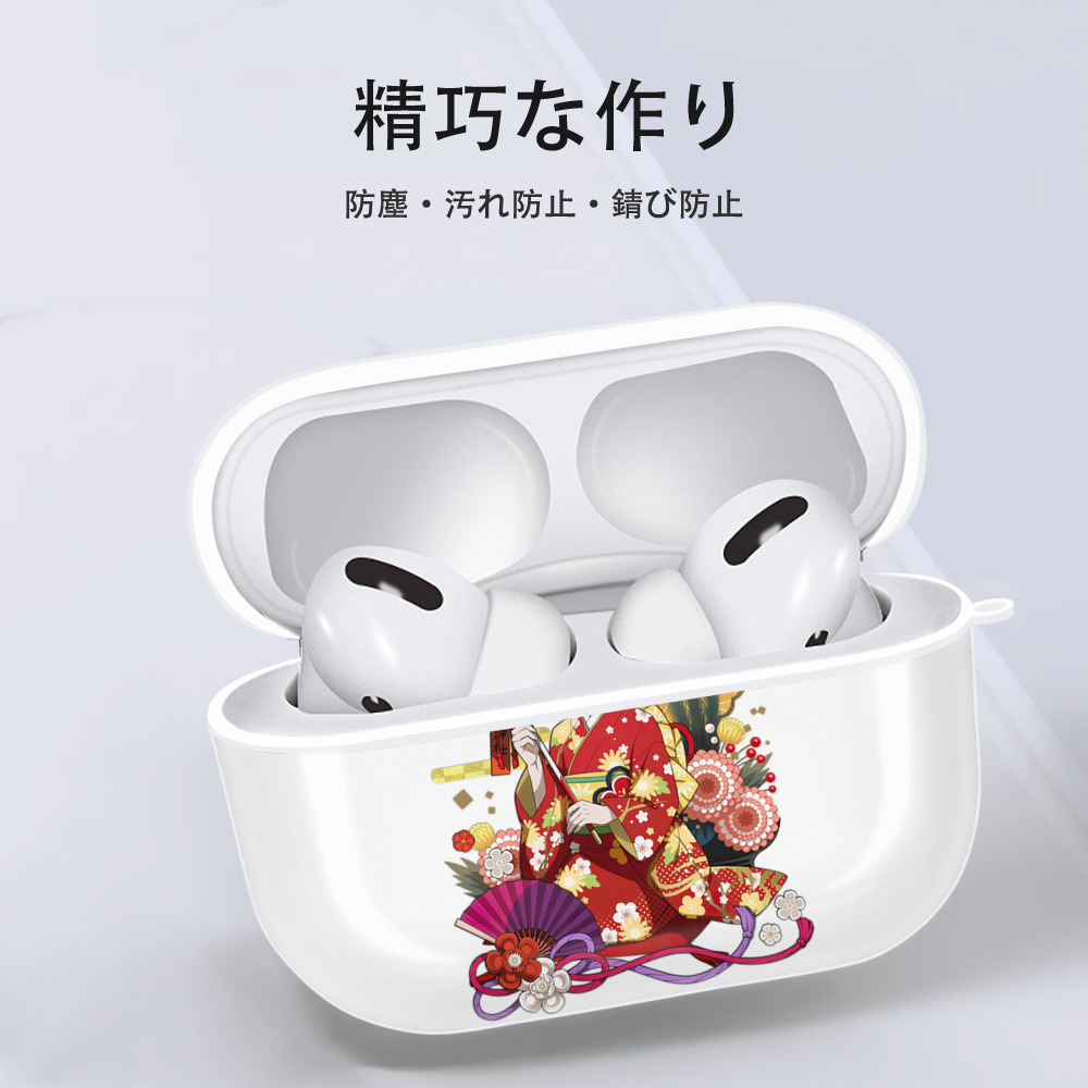 文豪ストレイドッグス Bungo Stray Dogs 【AirPods Pro用】ハードシェル保護ケース 耐衝撃・防指紋・カラビナ付き商品仕様