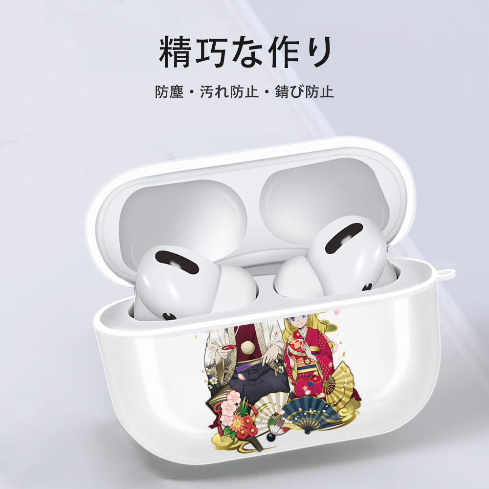 文豪ストレイドッグス Bungo Stray Dogs 【AirPods Pro用】ハードシェル保護ケース 耐衝撃・防指紋・カラビナ付き商品仕様