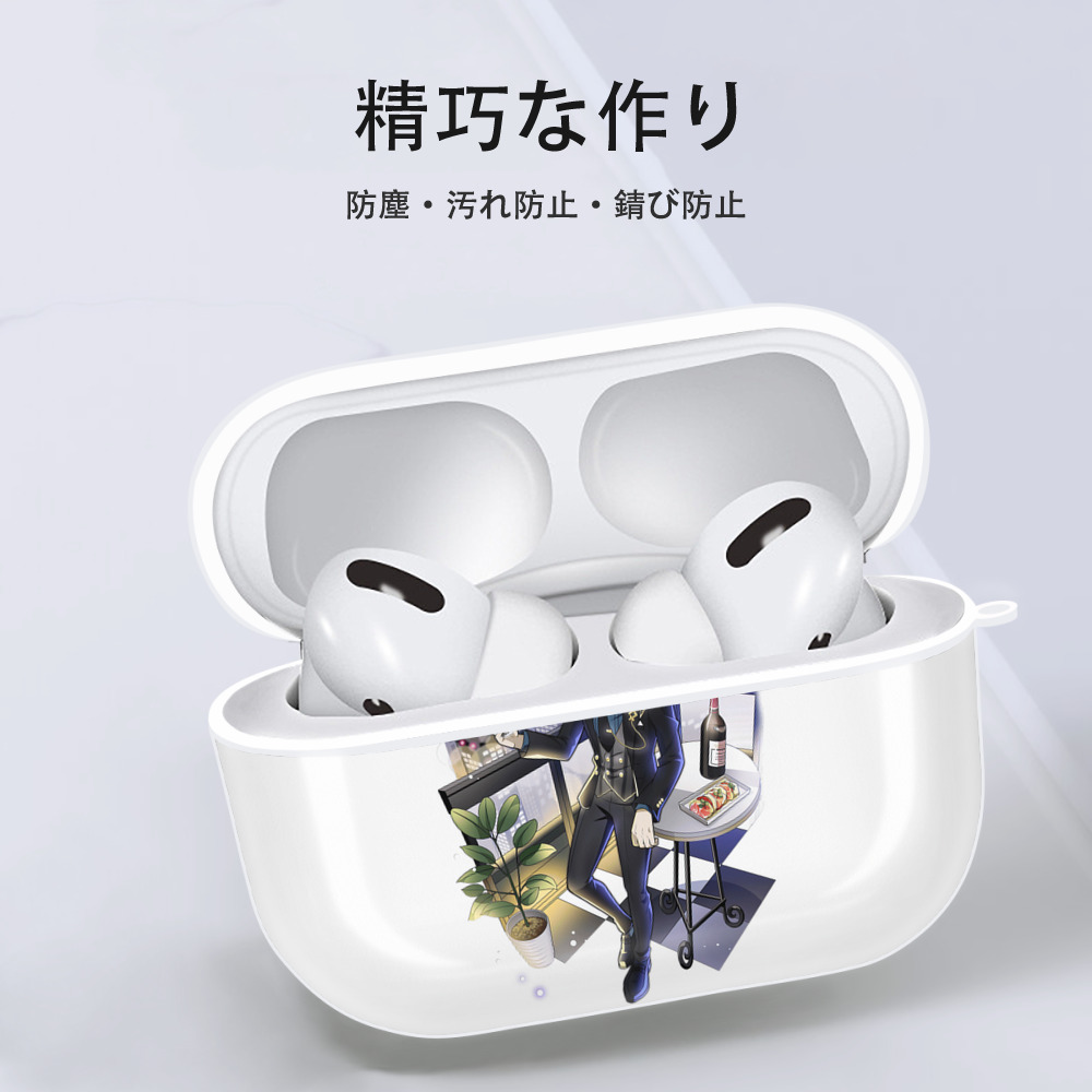 文豪ストレイドッグス Bungo Stray Dogs 【AirPods Pro用】ハードシェル保護ケース 耐衝撃・防指紋・カラビナ付き商品仕様