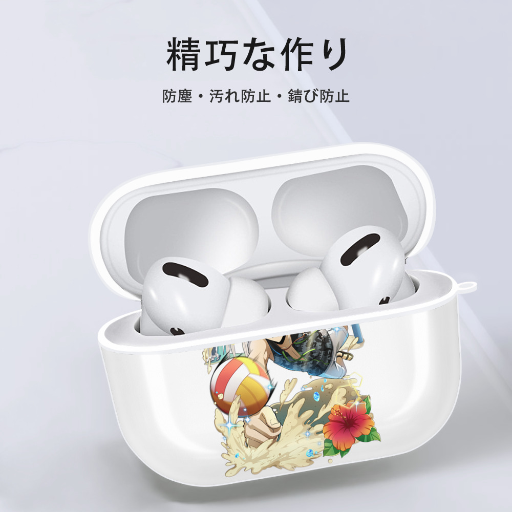 文豪ストレイドッグス Bungo Stray Dogs 【AirPods Pro用】ハードシェル保護ケース 耐衝撃・防指紋・カラビナ付き商品仕様