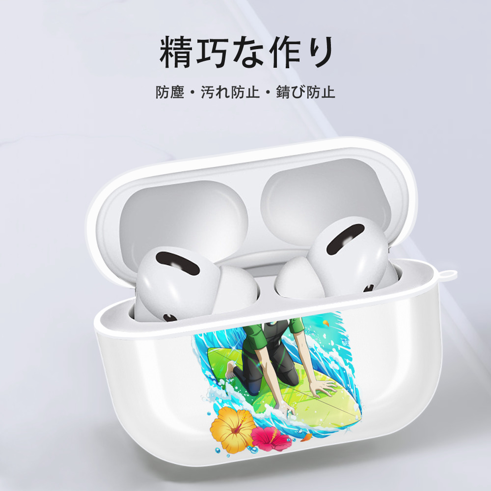 文豪ストレイドッグス Bungo Stray Dogs 【AirPods Pro用】ハードシェル保護ケース 耐衝撃・防指紋・カラビナ付き商品仕様