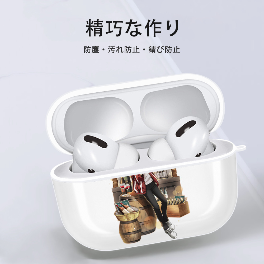 文豪ストレイドッグス Bungo Stray Dogs 【AirPods Pro用】ハードシェル保護ケース 耐衝撃・防指紋・カラビナ付き商品仕様