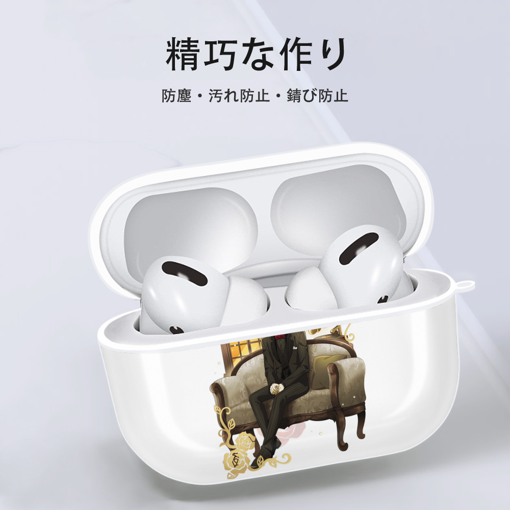 文豪ストレイドッグス Bungo Stray Dogs 【AirPods Pro用】ハードシェル保護ケース 耐衝撃・防指紋・カラビナ付き商品仕様