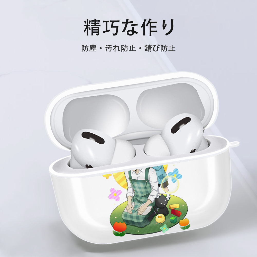 文豪ストレイドッグス Bungo Stray Dogs 【AirPods Pro用】ハードシェル保護ケース 耐衝撃・防指紋・カラビナ付き商品仕様