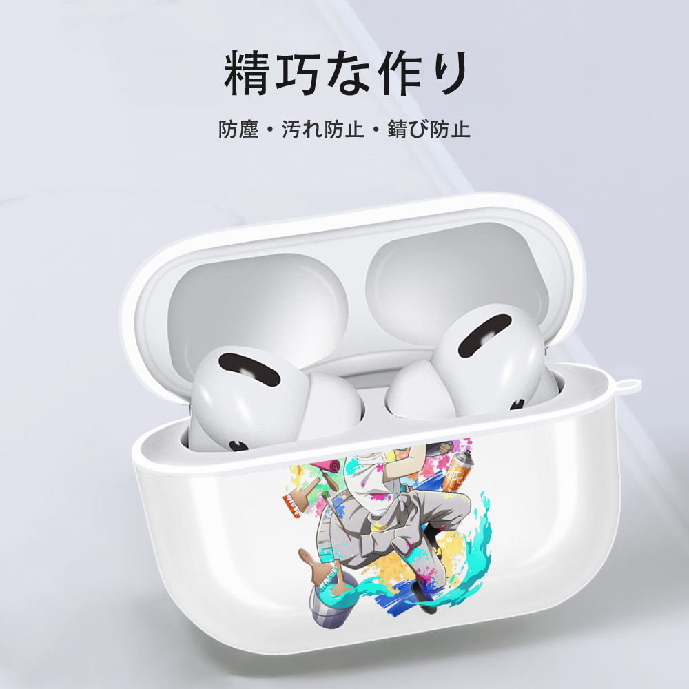 文豪ストレイドッグス Bungo Stray Dogs 【AirPods Pro用】ハードシェル保護ケース 耐衝撃・防指紋・カラビナ付き商品仕様