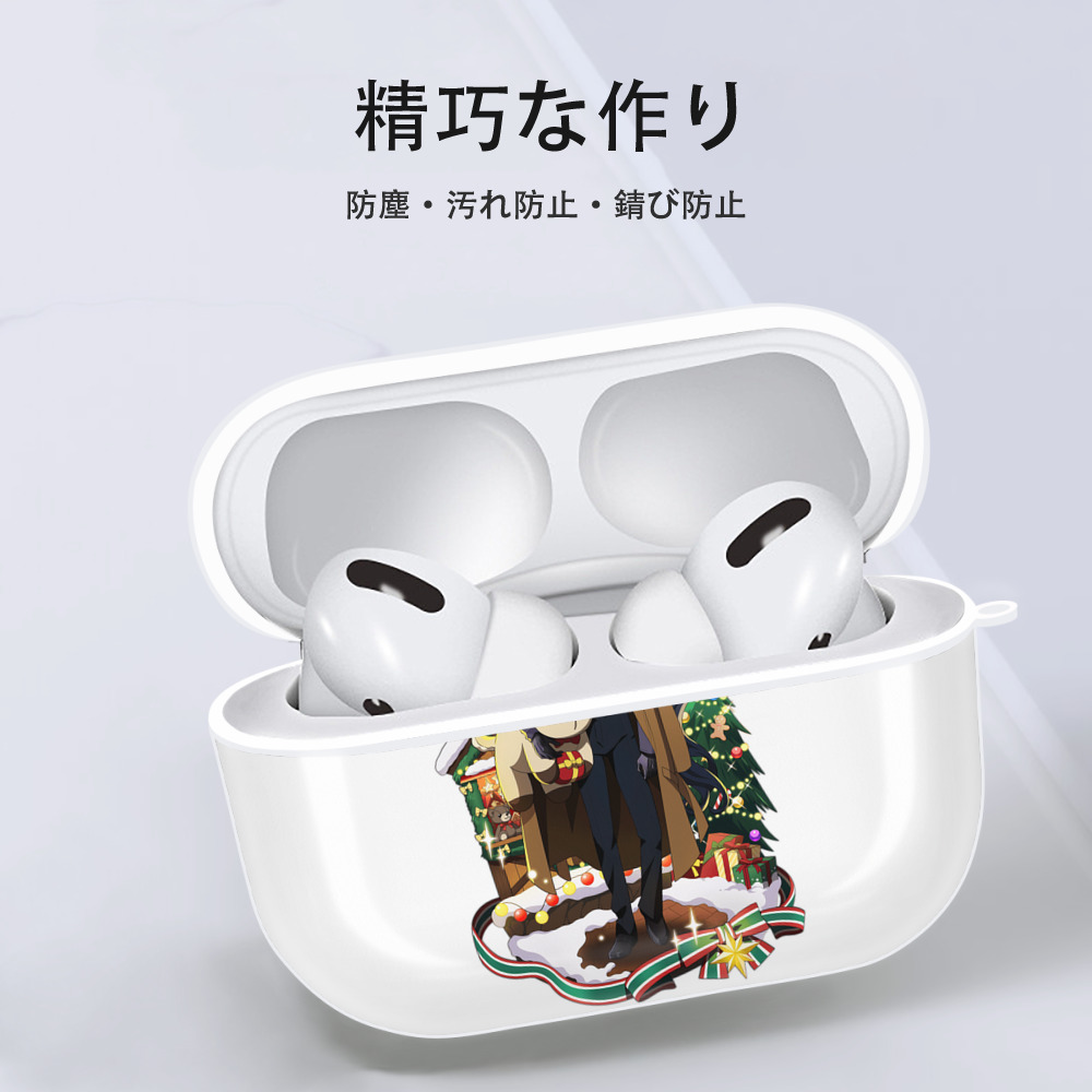 文豪ストレイドッグス Bungo Stray Dogs 【AirPods Pro用】ハードシェル保護ケース 耐衝撃・防指紋・カラビナ付き商品仕様