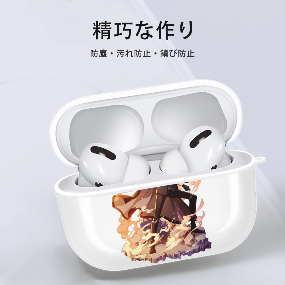 文豪ストレイドッグス Bungo Stray Dogs 【AirPods Pro用】ハードシェル保護ケース 耐衝撃・防指紋・カラビナ付き商品仕様