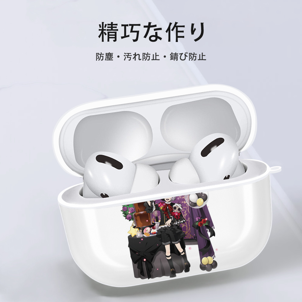 文豪ストレイドッグス Bungo Stray Dogs 【AirPods Pro用】ハードシェル保護ケース 耐衝撃・防指紋・カラビナ付き商品仕様