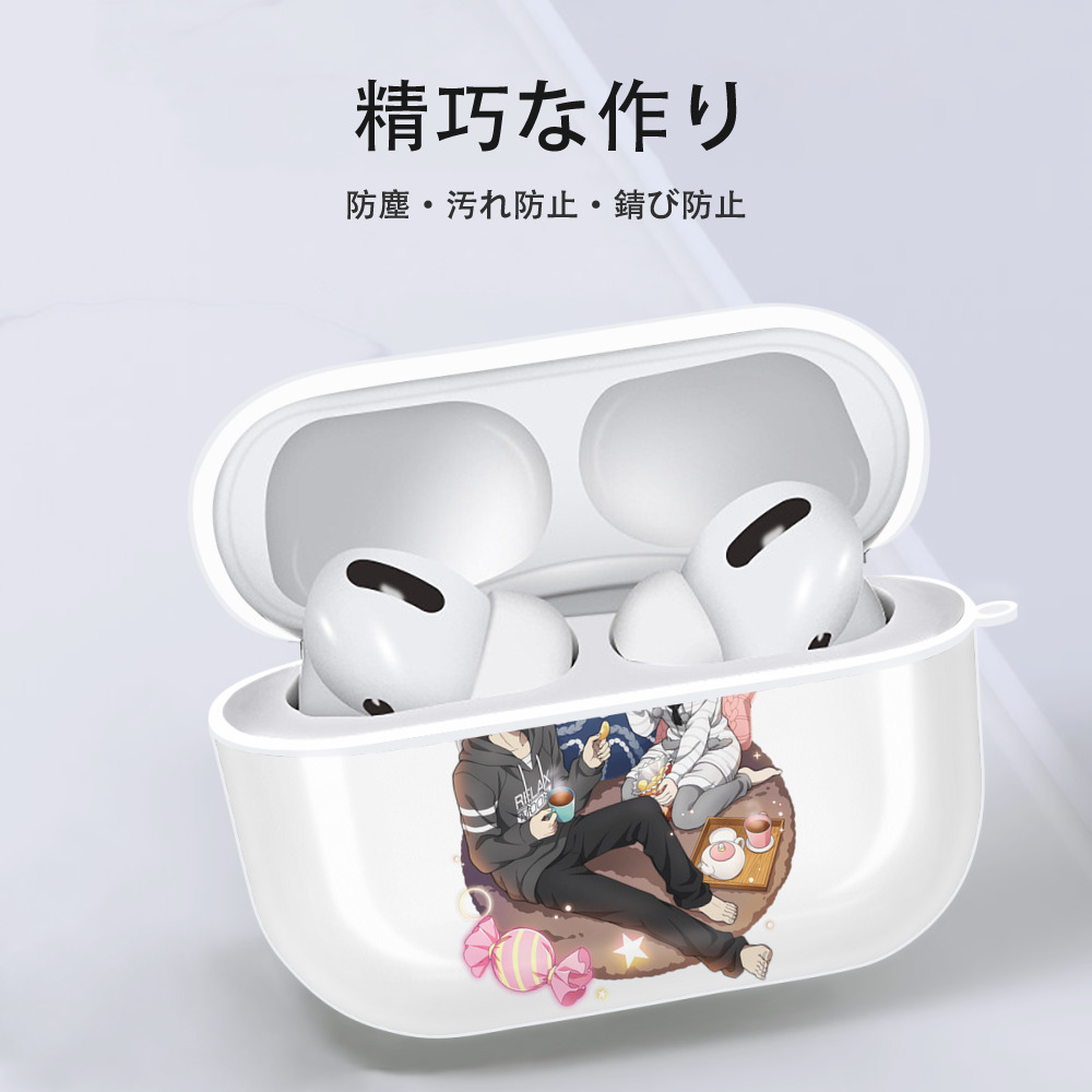 文豪ストレイドッグス Bungo Stray Dogs 【AirPods Pro用】ハードシェル保護ケース 耐衝撃・防指紋・カラビナ付き商品仕様