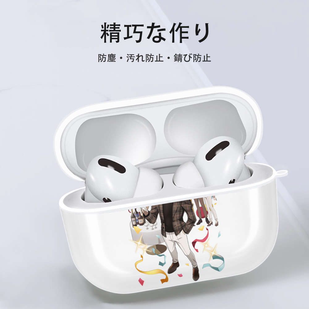 文豪ストレイドッグス Bungo Stray Dogs 【AirPods Pro用】ハードシェル保護ケース 耐衝撃・防指紋・カラビナ付き商品仕様