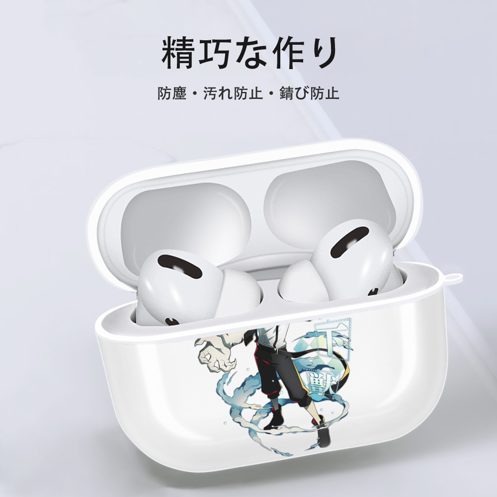 文豪ストレイドッグス Bungo Stray Dogs 【AirPods Pro用】ハードシェル保護ケース 耐衝撃・防指紋・カラビナ付き商品仕様