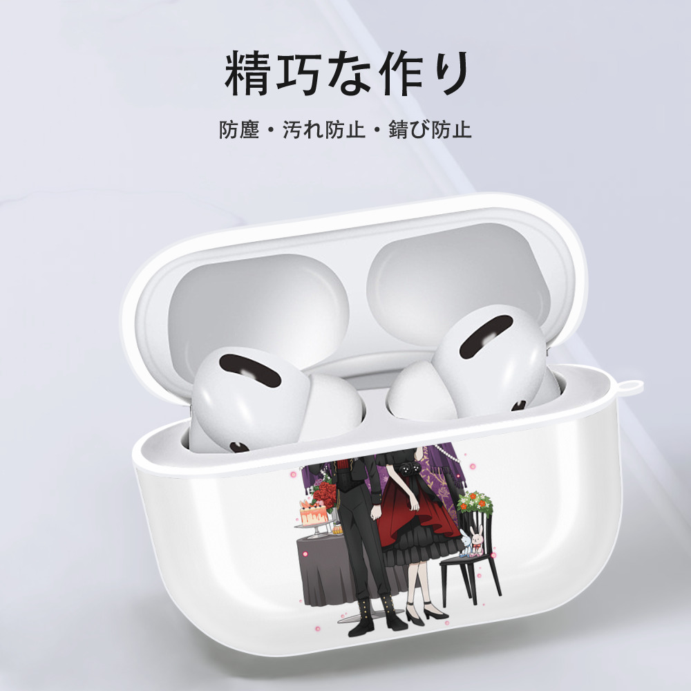 文豪ストレイドッグス Bungo Stray Dogs 【AirPods Pro用】ハードシェル保護ケース 耐衝撃・防指紋・カラビナ付き商品仕様