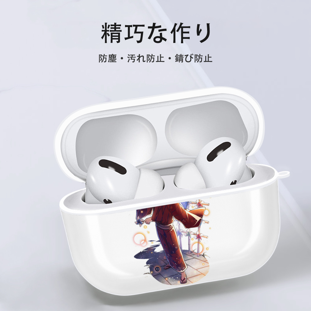 文豪ストレイドッグス Bungo Stray Dogs 【AirPods Pro用】ハードシェル保護ケース 耐衝撃・防指紋・カラビナ付き商品仕様