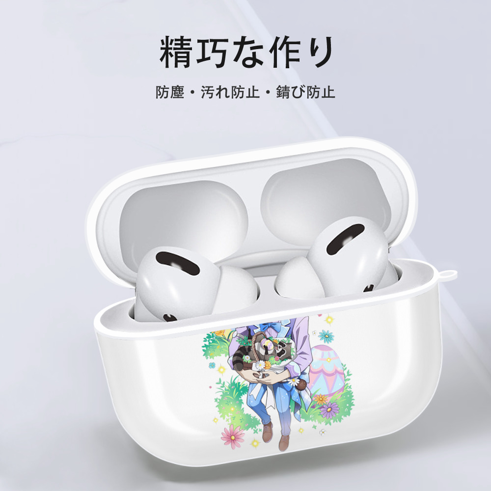 文豪ストレイドッグス Bungo Stray Dogs 【AirPods Pro用】ハードシェル保護ケース 耐衝撃・防指紋・カラビナ付き商品仕様