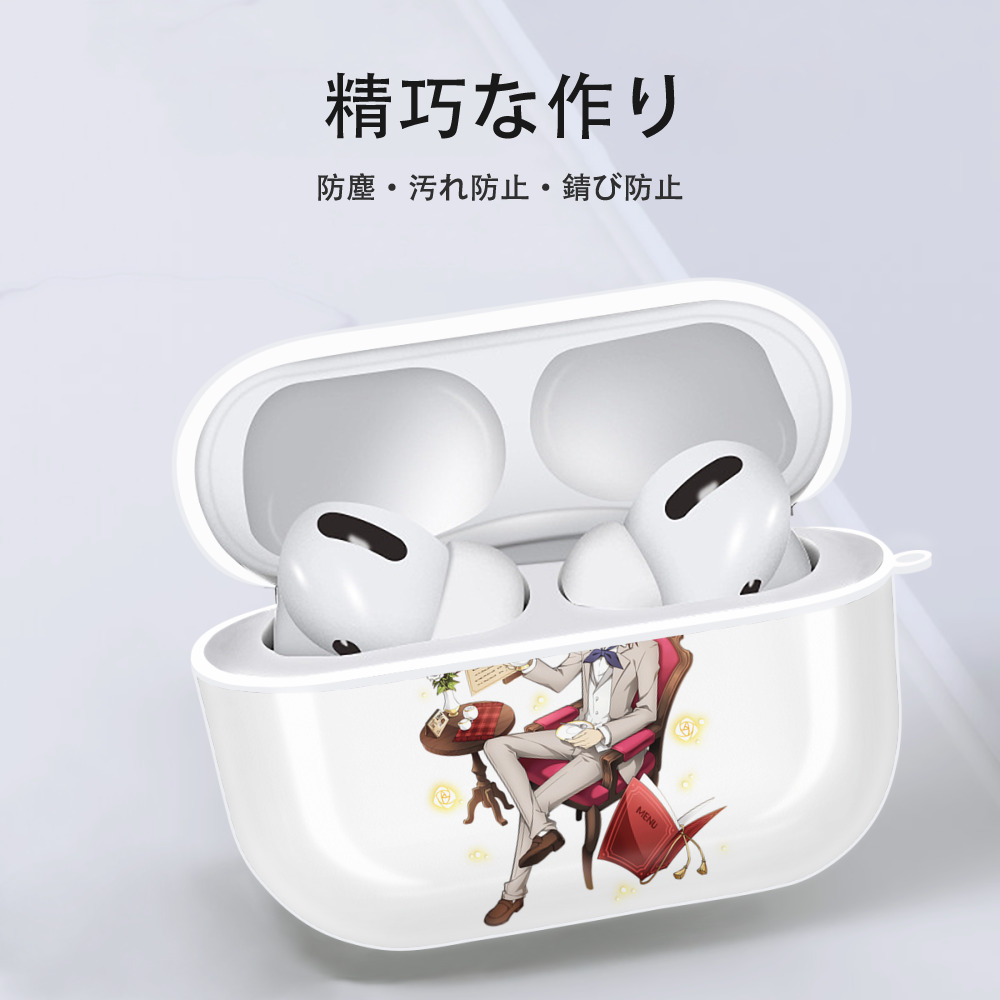 文豪ストレイドッグス Bungo Stray Dogs 【AirPods Pro用】ハードシェル保護ケース 耐衝撃・防指紋・カラビナ付き商品仕様