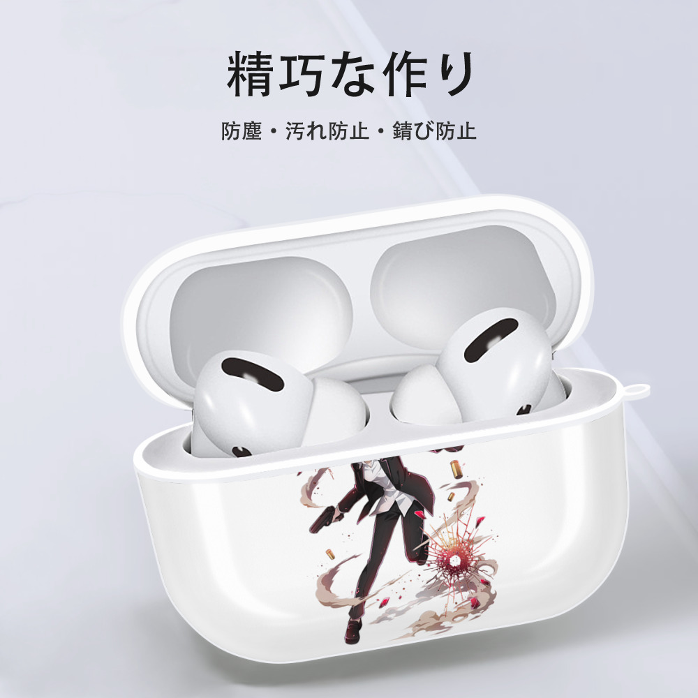 文豪ストレイドッグス Bungo Stray Dogs 【AirPods Pro用】ハードシェル保護ケース 耐衝撃・防指紋・カラビナ付き商品仕様