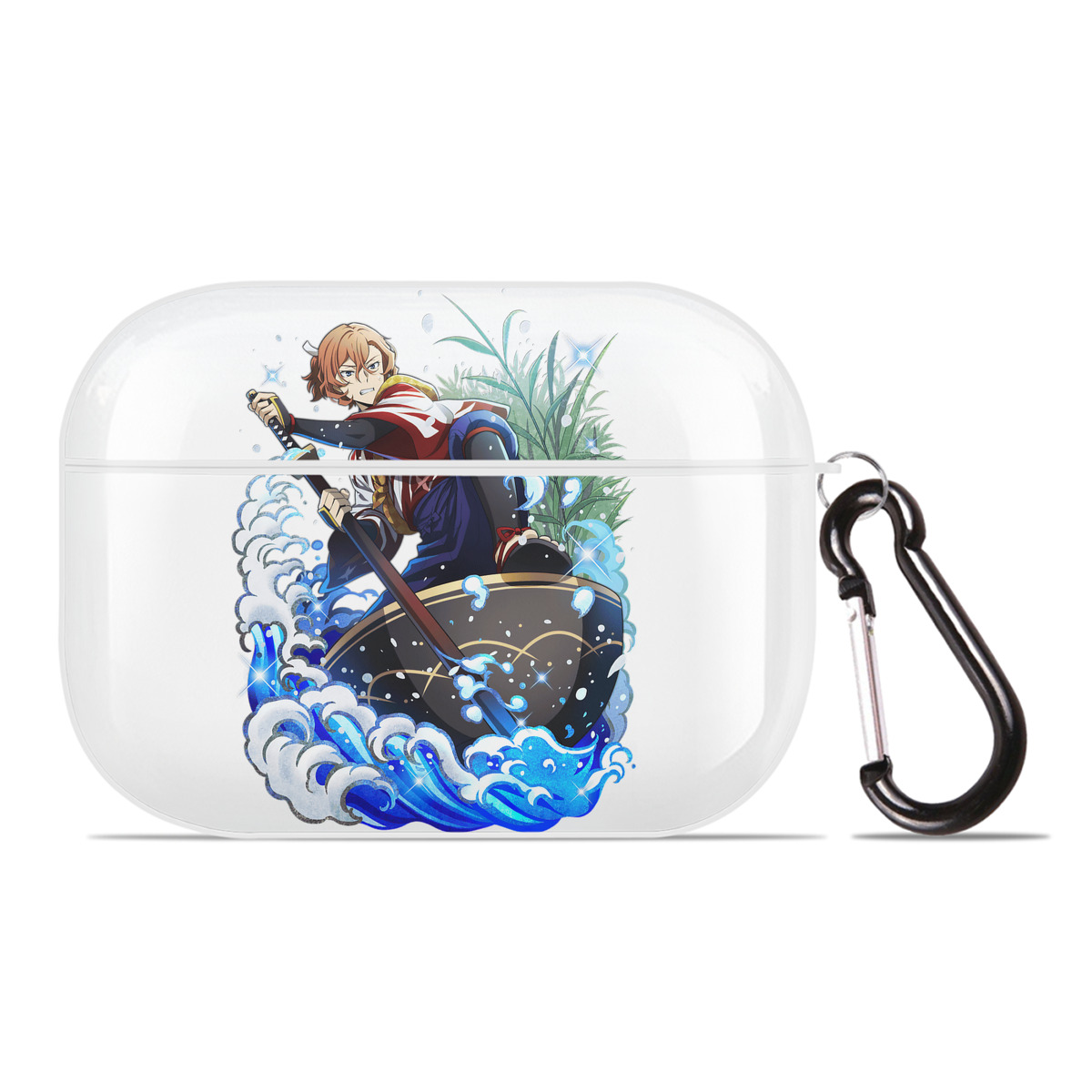 （画像用） 文豪ストレイドッグス Bungo Stray Dogs 【AirPods Pro用】ハードシェル保護ケース 耐衝撃・防指紋・カラビナ付き商品仕様