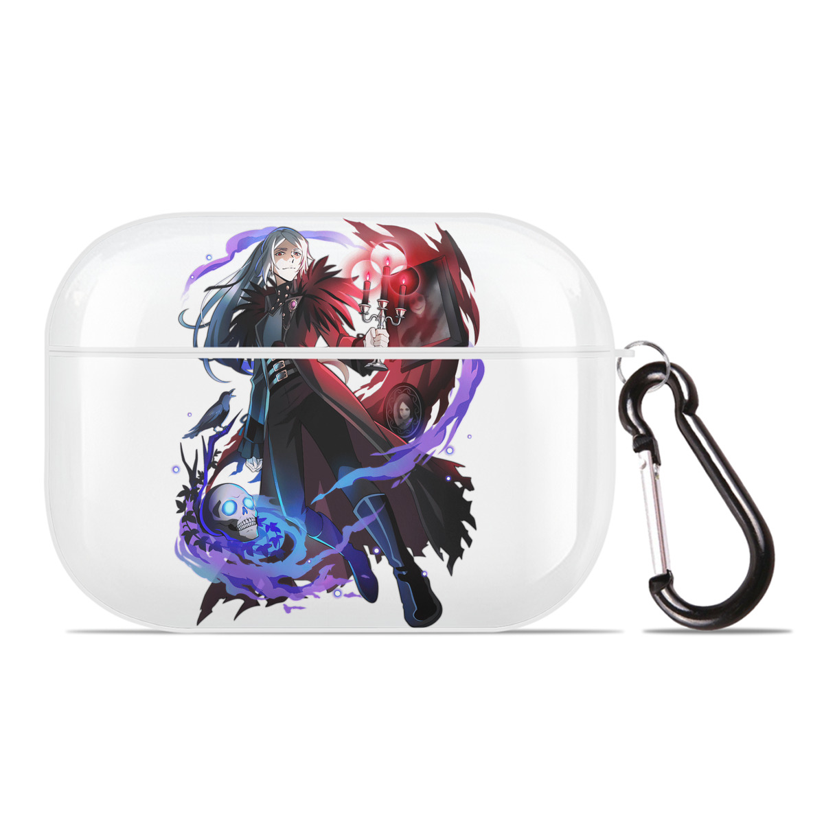 （画像用） 文豪ストレイドッグス Bungo Stray Dogs 【AirPods Pro用】ハードシェル保護ケース 耐衝撃・防指紋・カラビナ付き商品仕様
