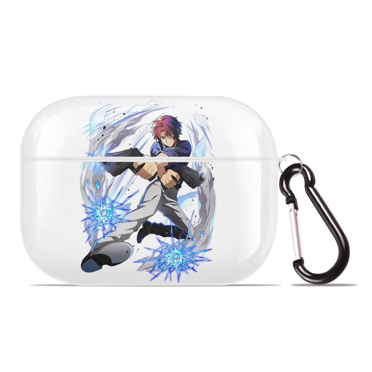 （画像用） 文豪ストレイドッグス Bungo Stray Dogs 【AirPods Pro用】ハードシェル保護ケース 耐衝撃・防指紋・カラビナ付き商品仕様