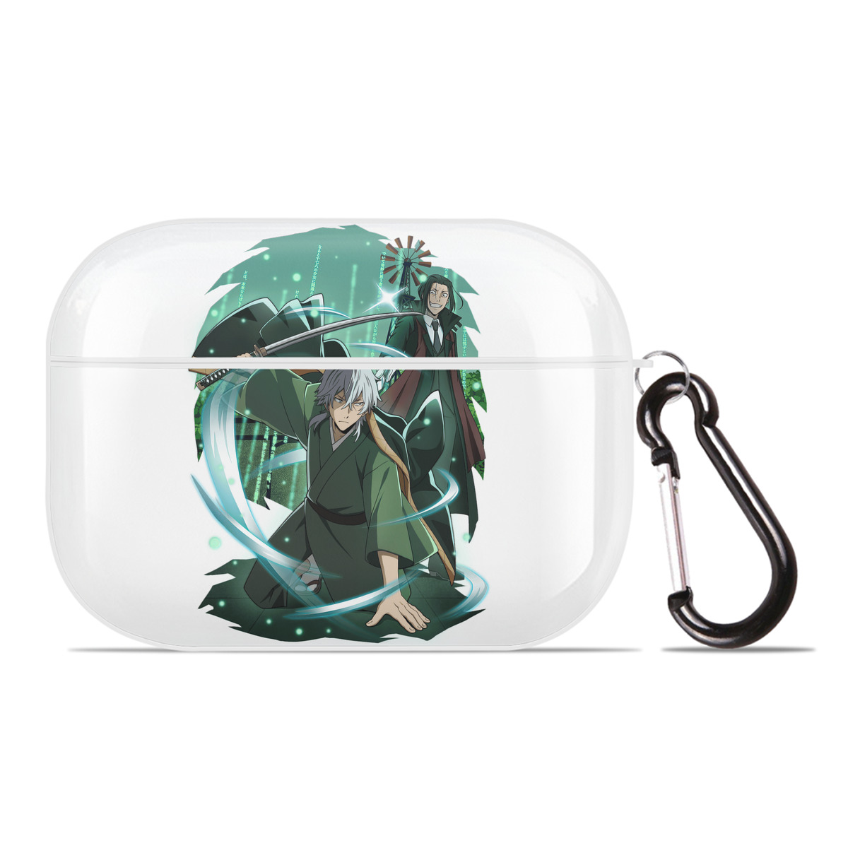 （画像用） 文豪ストレイドッグス Bungo Stray Dogs 【AirPods Pro用】ハードシェル保護ケース 耐衝撃・防指紋・カラビナ付き商品仕様