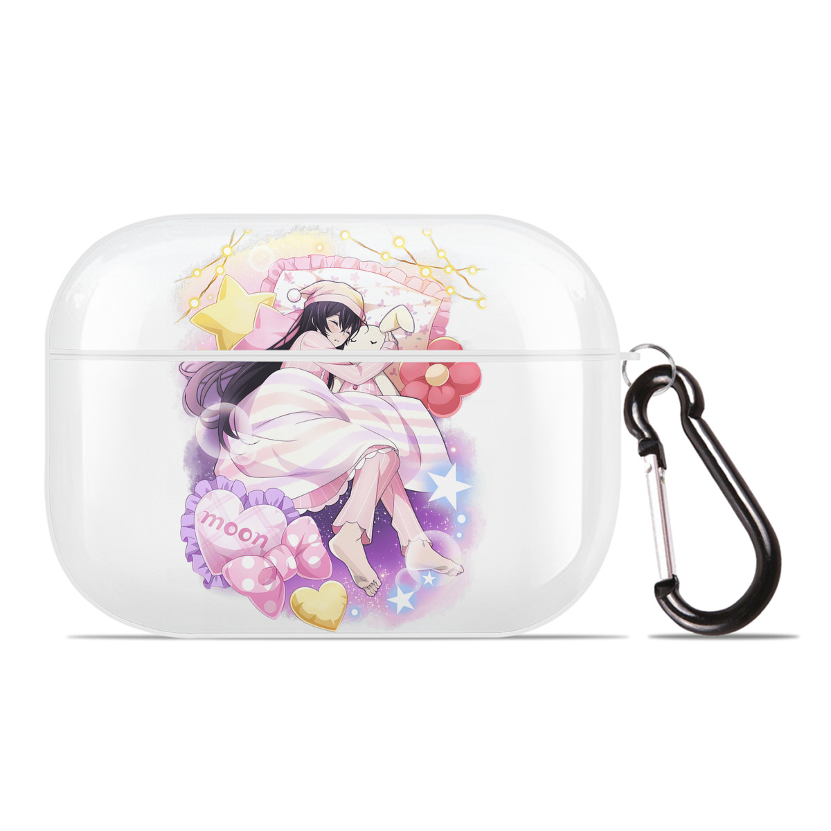 （画像用） 文豪ストレイドッグス Bungo Stray Dogs 【AirPods Pro用】ハードシェル保護ケース 耐衝撃・防指紋・カラビナ付き商品仕様