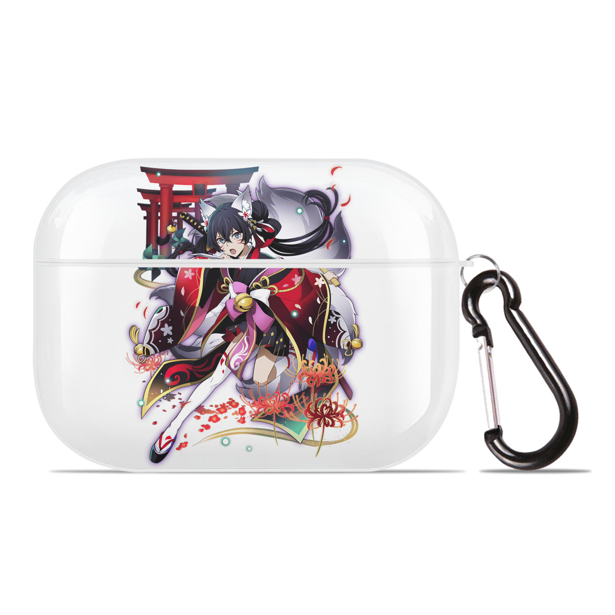（画像用） 文豪ストレイドッグス Bungo Stray Dogs 【AirPods Pro用】ハードシェル保護ケース 耐衝撃・防指紋・カラビナ付き商品仕様