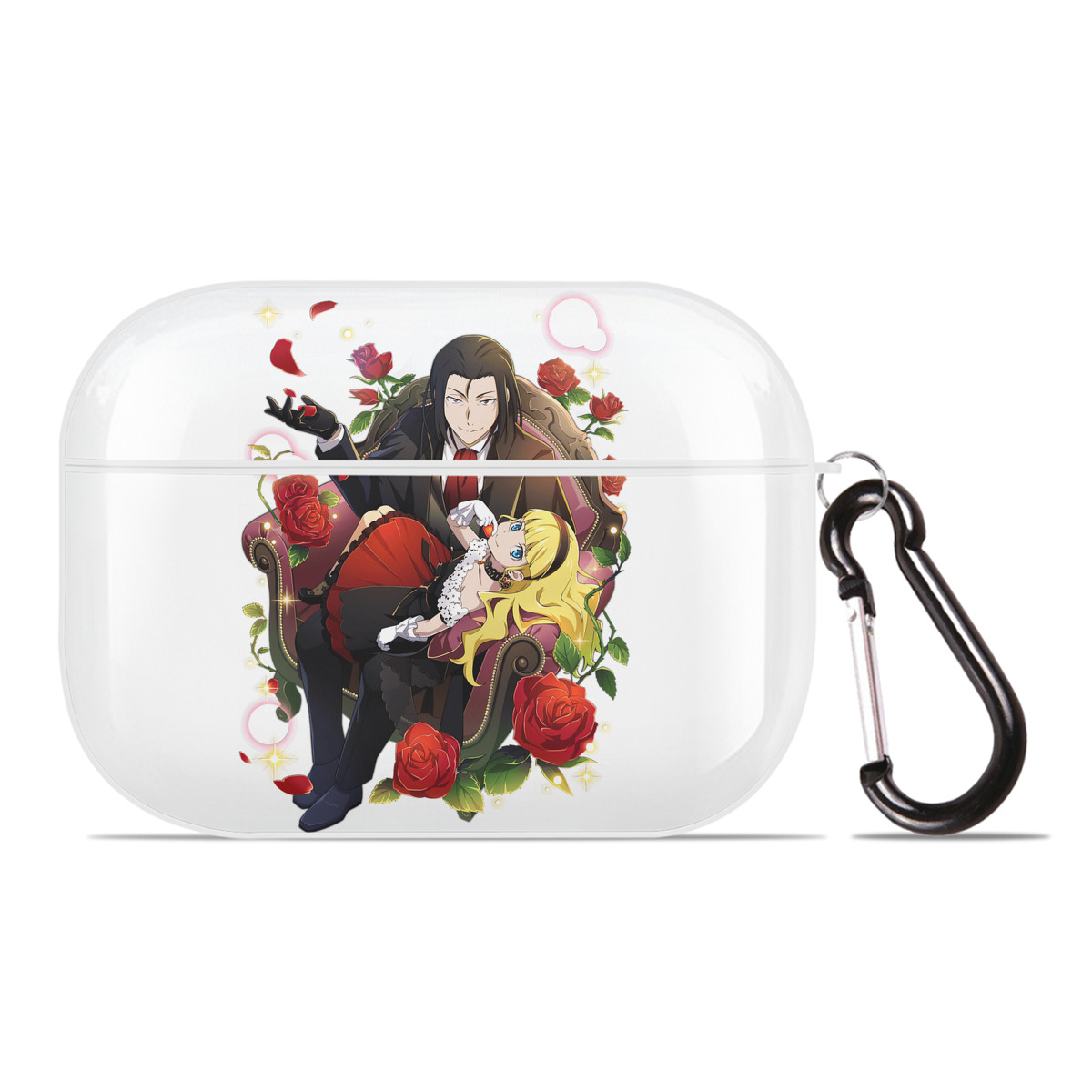 （画像用） 文豪ストレイドッグス Bungo Stray Dogs 【AirPods Pro用】ハードシェル保護ケース 耐衝撃・防指紋・カラビナ付き商品仕様