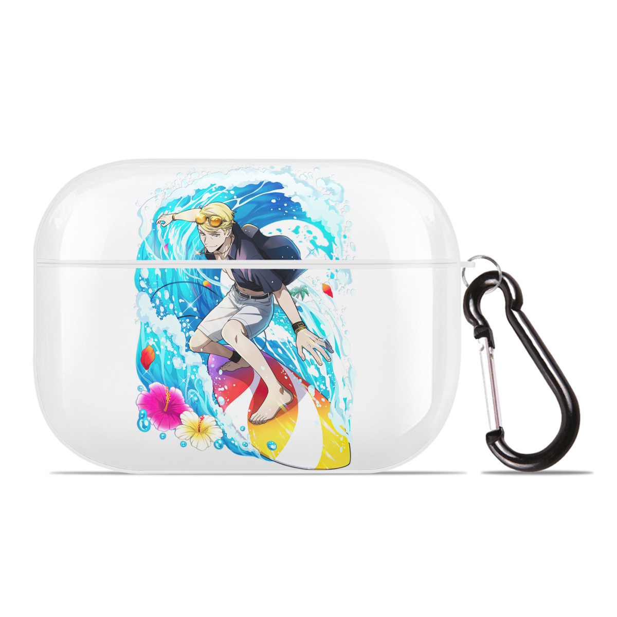 （画像用） 文豪ストレイドッグス Bungo Stray Dogs 【AirPods Pro用】ハードシェル保護ケース 耐衝撃・防指紋・カラビナ付き商品仕様