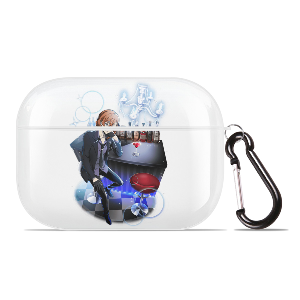 （画像用） 文豪ストレイドッグス Bungo Stray Dogs 【AirPods Pro用】ハードシェル保護ケース 耐衝撃・防指紋・カラビナ付き商品仕様