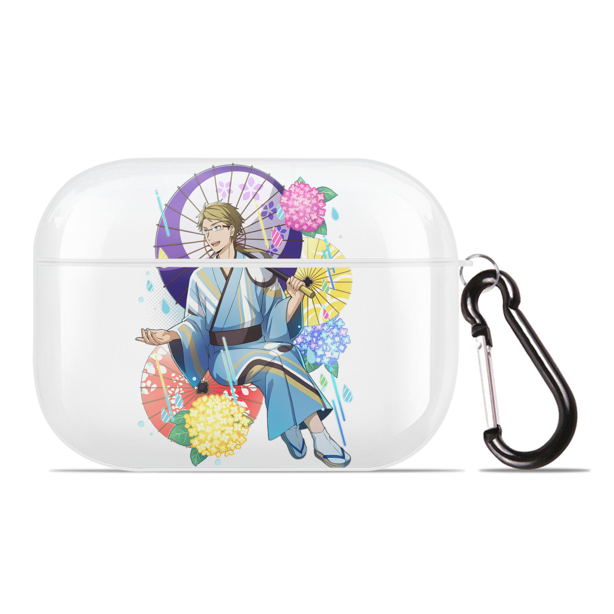 （画像用） 文豪ストレイドッグス Bungo Stray Dogs 【AirPods Pro用】ハードシェル保護ケース 耐衝撃・防指紋・カラビナ付き商品仕様
