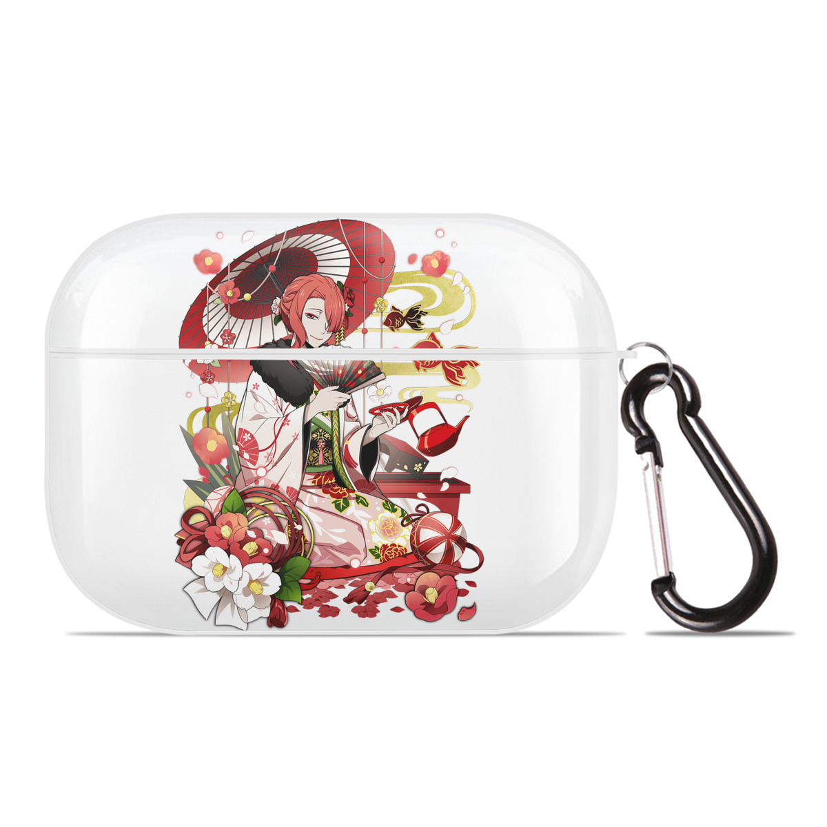 （画像用） 文豪ストレイドッグス Bungo Stray Dogs 【AirPods Pro用】ハードシェル保護ケース 耐衝撃・防指紋・カラビナ付き商品仕様