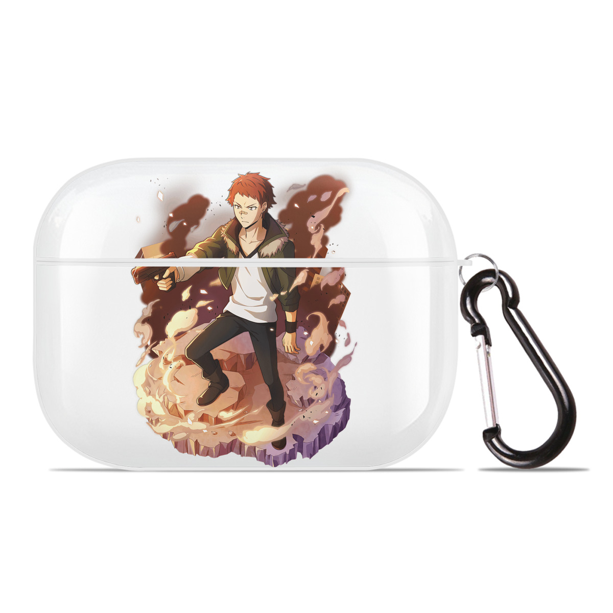 （画像用） 文豪ストレイドッグス Bungo Stray Dogs 【AirPods Pro用】ハードシェル保護ケース 耐衝撃・防指紋・カラビナ付き商品仕様