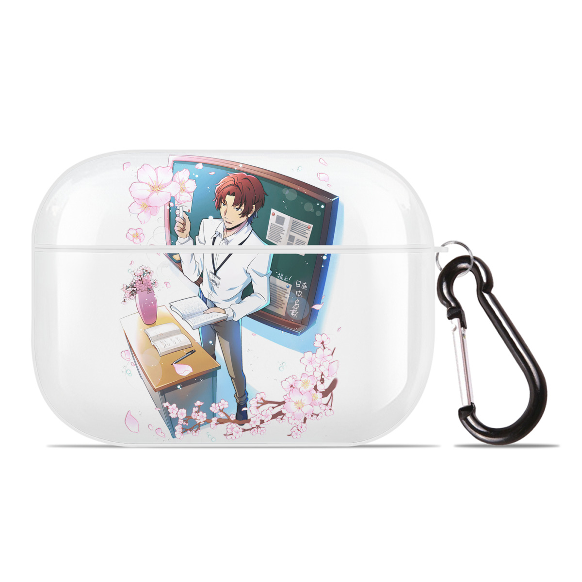 （画像用） 文豪ストレイドッグス Bungo Stray Dogs 【AirPods Pro用】ハードシェル保護ケース 耐衝撃・防指紋・カラビナ付き商品仕様