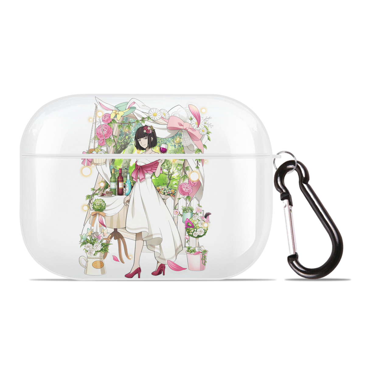 （画像用） 文豪ストレイドッグス Bungo Stray Dogs 【AirPods Pro用】ハードシェル保護ケース 耐衝撃・防指紋・カラビナ付き商品仕様