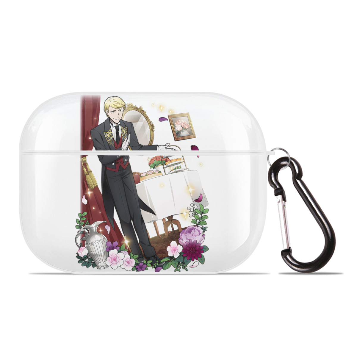 （画像用） 文豪ストレイドッグス Bungo Stray Dogs 【AirPods Pro用】ハードシェル保護ケース 耐衝撃・防指紋・カラビナ付き商品仕様