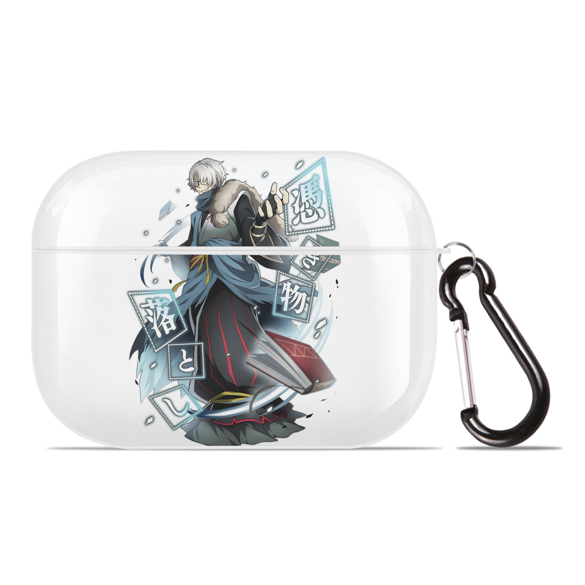 （画像用） 文豪ストレイドッグス Bungo Stray Dogs 【AirPods Pro用】ハードシェル保護ケース 耐衝撃・防指紋・カラビナ付き商品仕様
