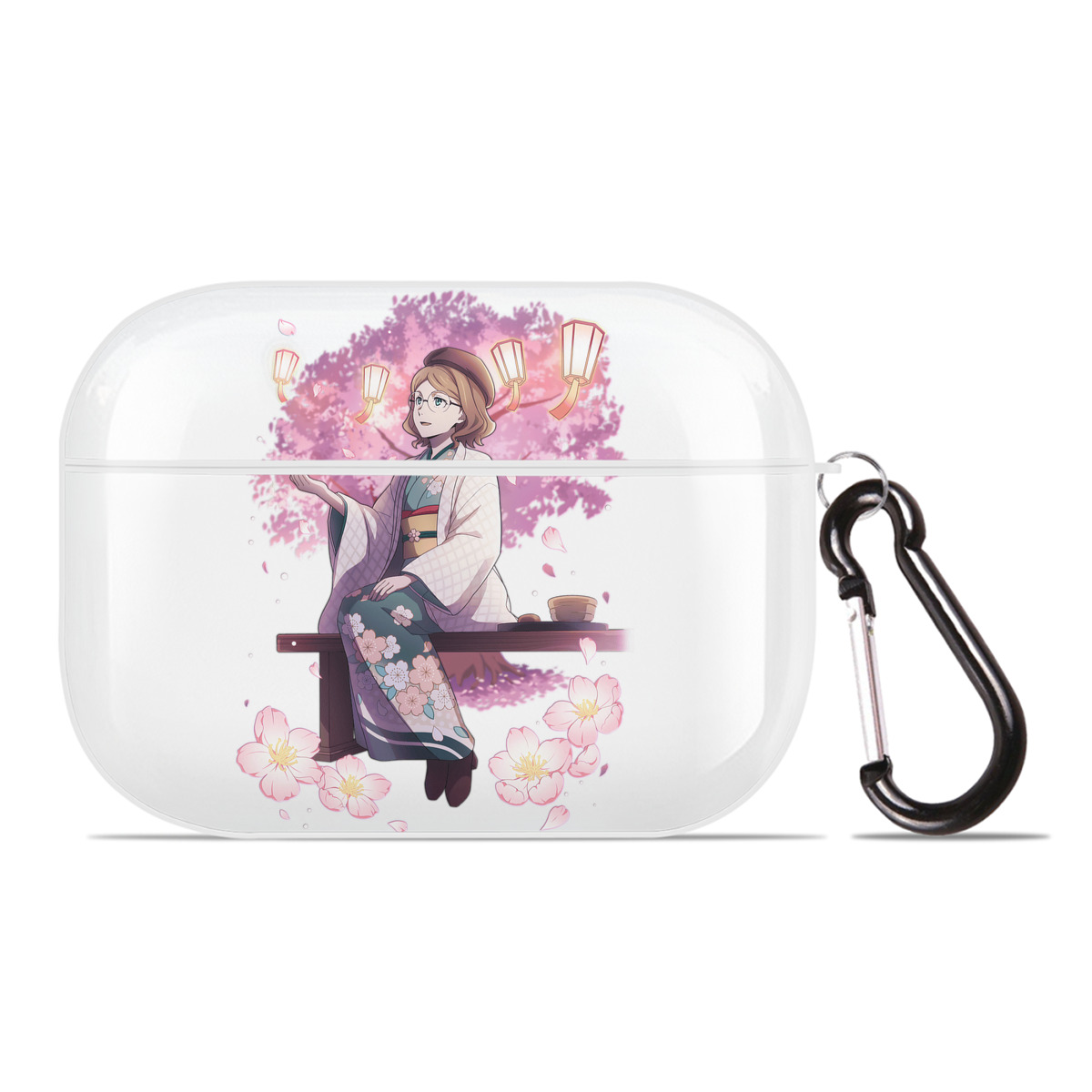 （画像用） 文豪ストレイドッグス Bungo Stray Dogs 【AirPods Pro用】ハードシェル保護ケース 耐衝撃・防指紋・カラビナ付き商品仕様