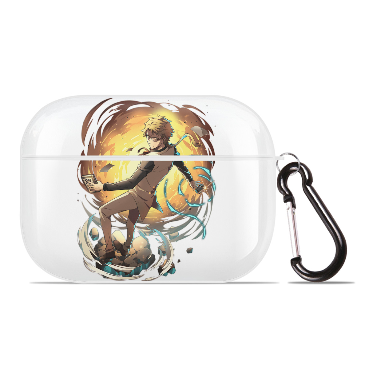 （画像用） 文豪ストレイドッグス Bungo Stray Dogs 【AirPods Pro用】ハードシェル保護ケース 耐衝撃・防指紋・カラビナ付き商品仕様