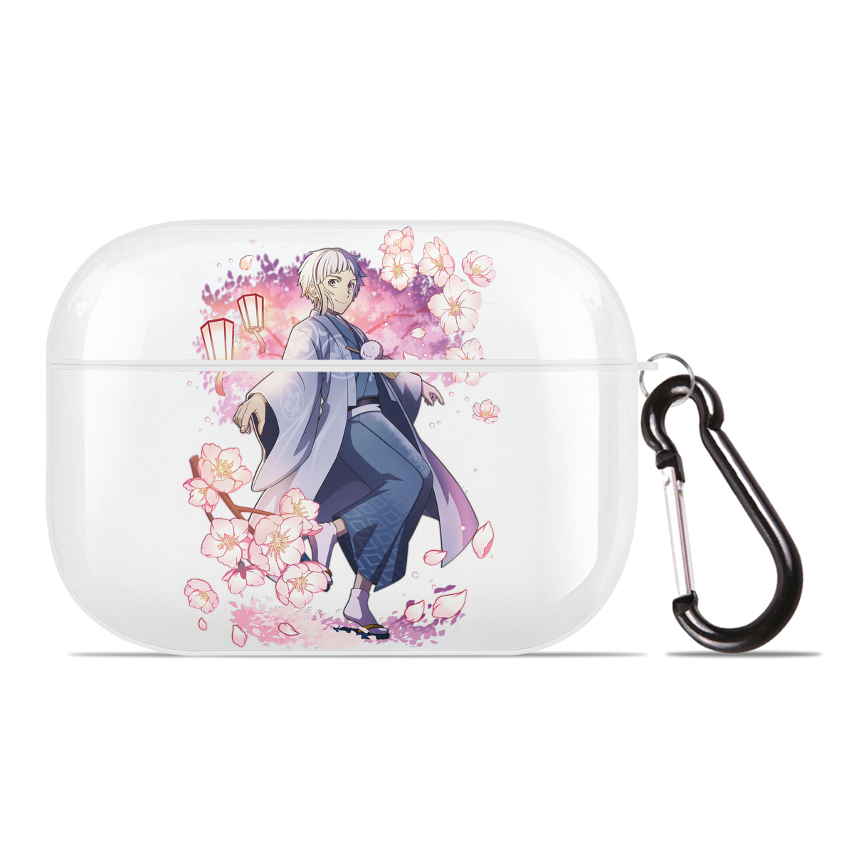 （画像用） 文豪ストレイドッグス Bungo Stray Dogs 【AirPods Pro用】ハードシェル保護ケース 耐衝撃・防指紋・カラビナ付き商品仕様