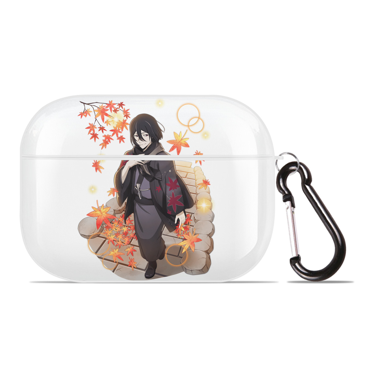 （画像用） 文豪ストレイドッグス Bungo Stray Dogs 【AirPods Pro用】ハードシェル保護ケース 耐衝撃・防指紋・カラビナ付き商品仕様