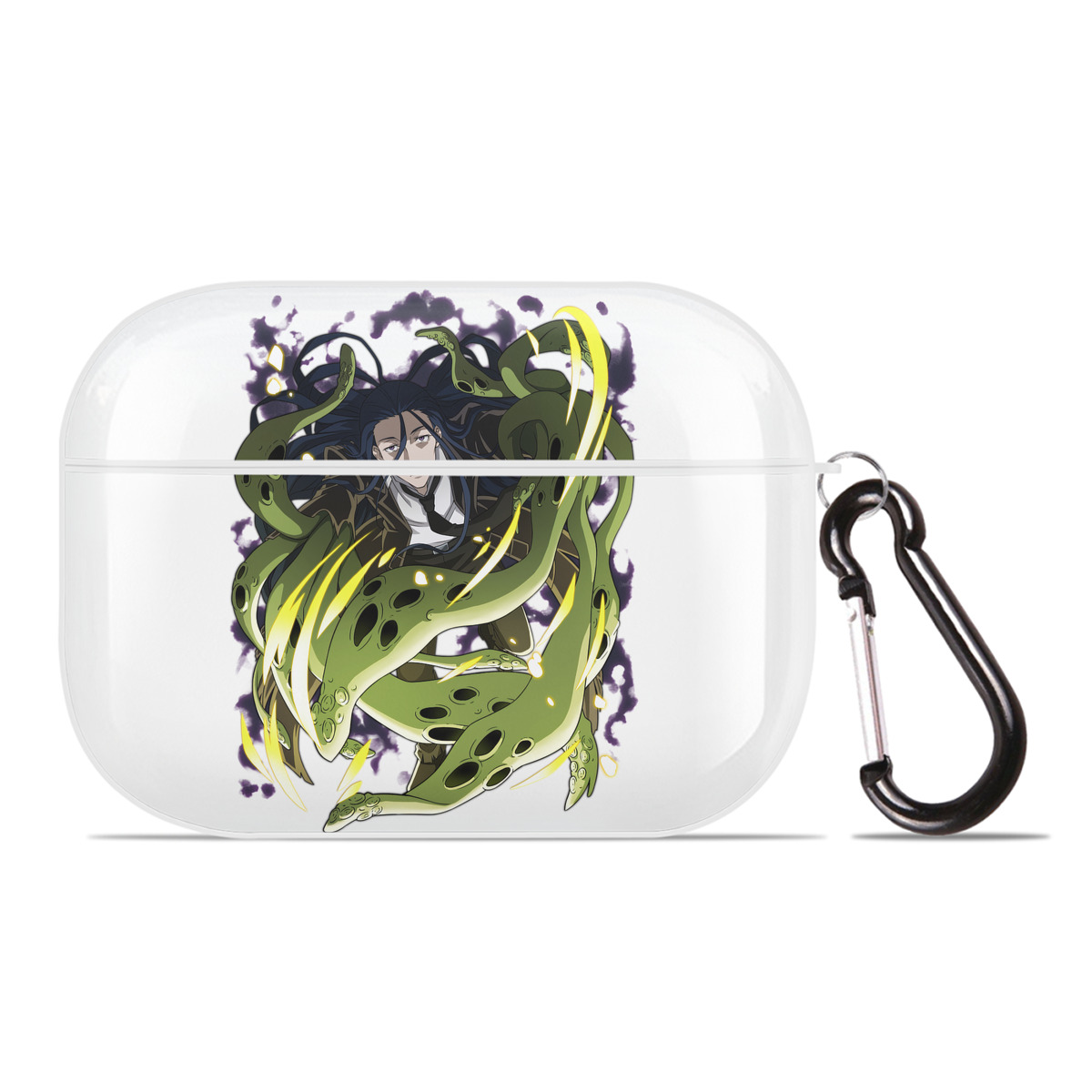 （画像用） 文豪ストレイドッグス Bungo Stray Dogs 【AirPods Pro用】ハードシェル保護ケース 耐衝撃・防指紋・カラビナ付き商品仕様