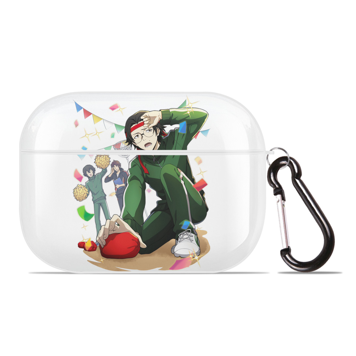 （画像用） 文豪ストレイドッグス Bungo Stray Dogs 【AirPods Pro用】ハードシェル保護ケース 耐衝撃・防指紋・カラビナ付き商品仕様