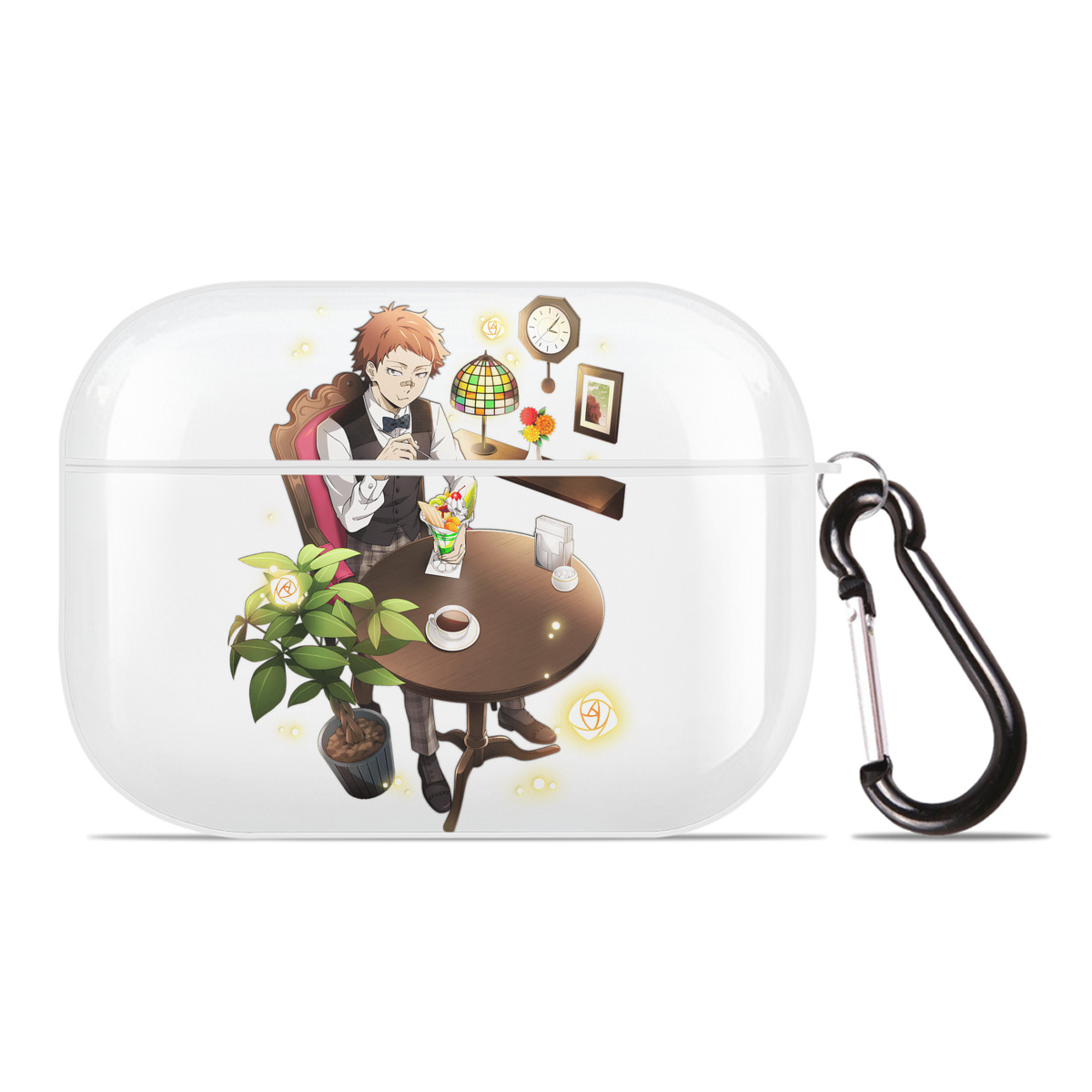 （画像用） 文豪ストレイドッグス Bungo Stray Dogs 【AirPods Pro用】ハードシェル保護ケース 耐衝撃・防指紋・カラビナ付き商品仕様