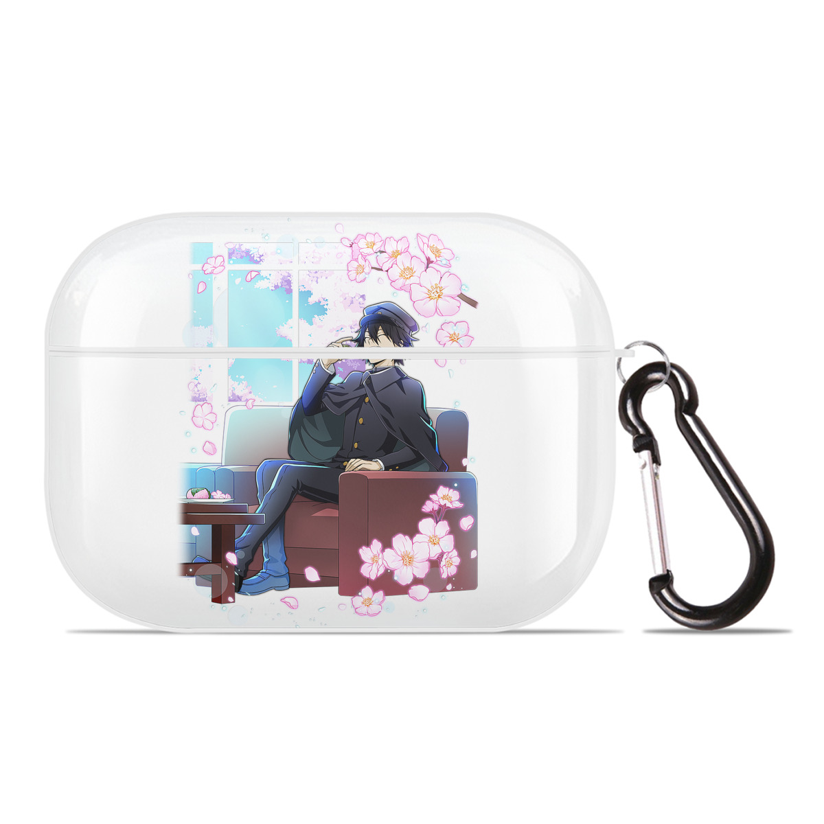 （画像用） 文豪ストレイドッグス Bungo Stray Dogs 【AirPods Pro用】ハードシェル保護ケース 耐衝撃・防指紋・カラビナ付き商品仕様