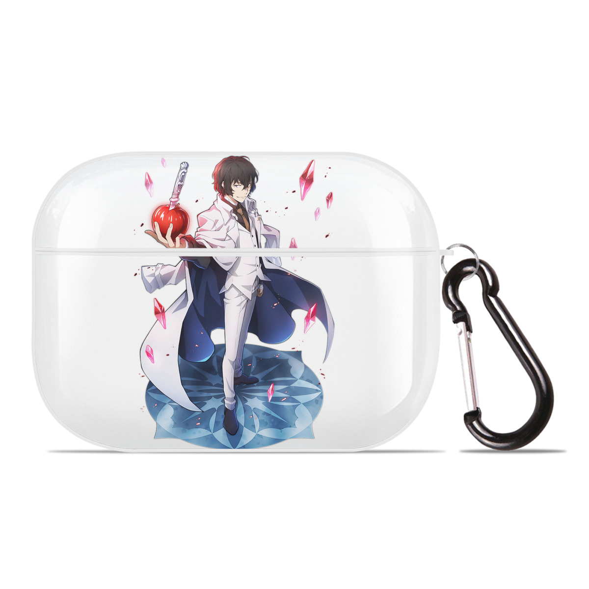 （画像用） 文豪ストレイドッグス Bungo Stray Dogs 【AirPods Pro用】ハードシェル保護ケース 耐衝撃・防指紋・カラビナ付き商品仕様