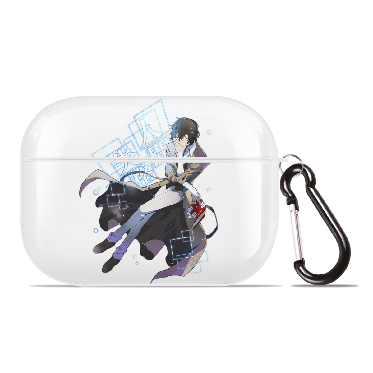 （画像用） 文豪ストレイドッグス Bungo Stray Dogs 【AirPods Pro用】ハードシェル保護ケース 耐衝撃・防指紋・カラビナ付き商品仕様