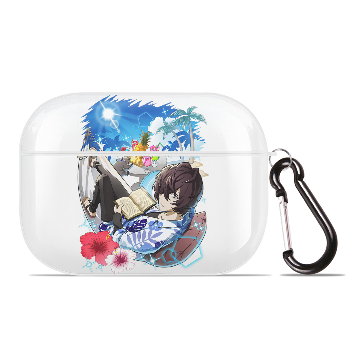 （画像用） 文豪ストレイドッグス Bungo Stray Dogs 【AirPods Pro用】ハードシェル保護ケース 耐衝撃・防指紋・カラビナ付き商品仕様