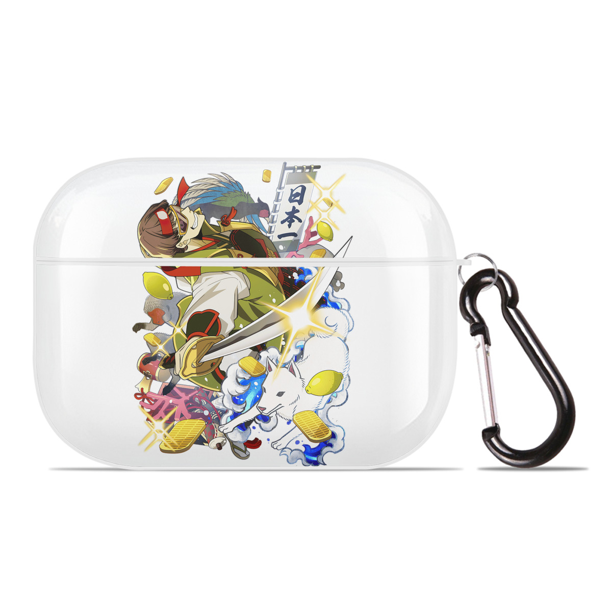 （画像用） 文豪ストレイドッグス Bungo Stray Dogs 【AirPods Pro用】ハードシェル保護ケース 耐衝撃・防指紋・カラビナ付き商品仕様